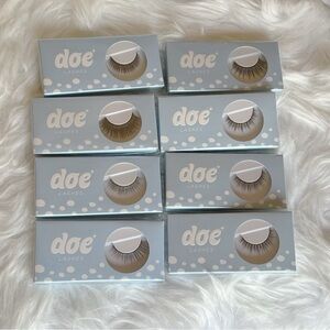 Doe Lashes Lot of 8 Pairs Of Korean Silk Lashes